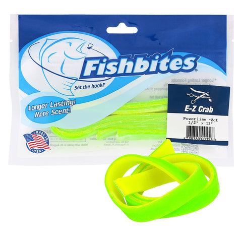 Tackle Online Australia FISHBITES Longer Lasting E-Z Crab - Power Lime