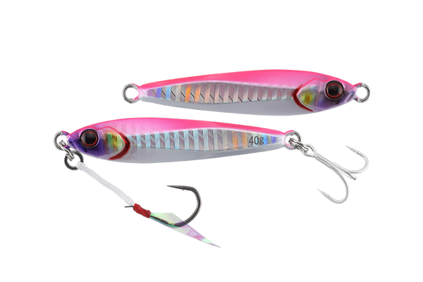 JACKALL Metal Jig – Big Backer Series Glow Pink & Purple, 2.1 Oz Fishing Lure For Saltwater - View #10