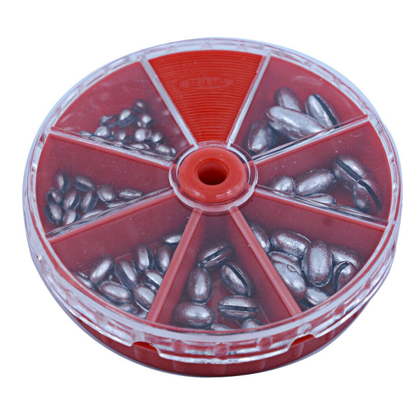 DAIICHISEIKO Oval Split Shot Sinker Set Oval Tackle Online Australia
