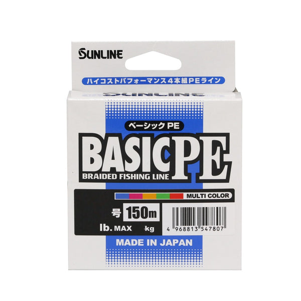 SUNLINE Basic PE Fishing Line 150m - Multicolour | Tackle Online Australia