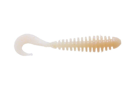 Berkley Gulp Powerbait 3.2" Pulse Worm - White Glow ($1 CLEARANCE SALE)