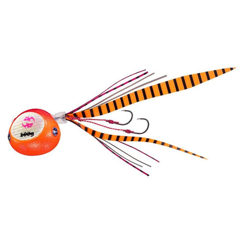 DAIWA Kohga Bayrubber Inchiku Jig 120g - Red Orange, [fishing tackle], [fishing lures] - Tackle Online Australia 
