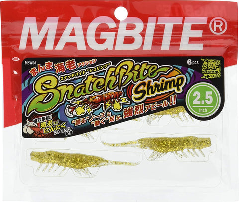 MAGBITE Snatchbite Shrimp 2.5" - 02 KINKIRA SHRIMP, [fishing tackle], [fishing lures] - Tackle Online Australia 
