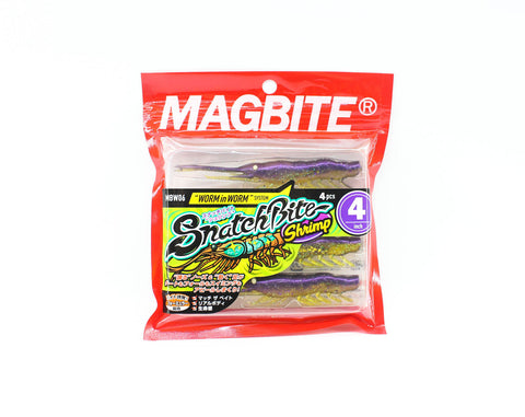 MAGBITE Snatchbite Shrimp 4" - 11 Purple Shrimp, [fishing tackle], [fishing lures] - Tackle Online Australia 