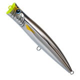 Close-up of the Palms Breakhead MG10 lure, showcasing its sleek design, vibrant color patterns, and detailed texture for enhanced fishing performance grey