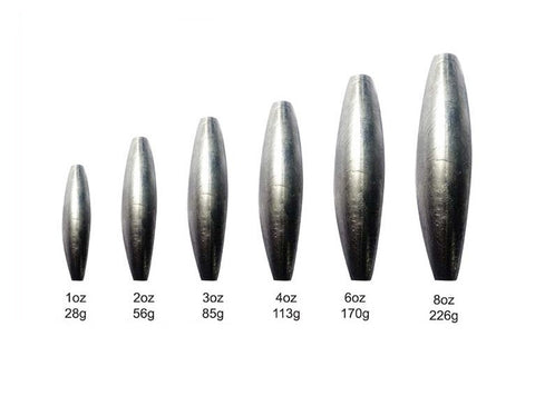Icatch Barrel Fishing Sinkers