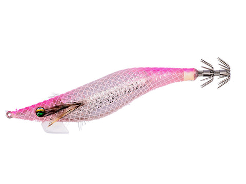 DAIWA Emeraldas Shine Squid Jigs 3.5 - Pink Glow Laser Tackle Online Australia