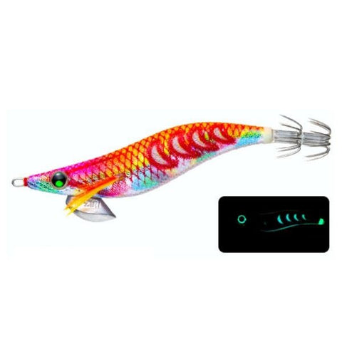 YO-ZURI Aurie-Q Search Double Glow Squid Jig 3.5 - DLMO, [fishing tackle], [fishing lures] - Tackle Online Australia 