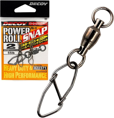 DECOY Power Roll Snap Swivel - Size 2, [fishing tackle], [fishing lures] - Tackle Online Australia 