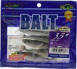 Tackle Online Australia ECOGEAR Balt 3.5" Paddle Tail Soft Plastic Smoke Silver Lures 