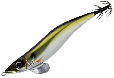 GAN CRAFT Fish Evil UO-jya 3.5 SLOW Light # 06 Real Aji (Metallic Silver) Tackle Online Australia