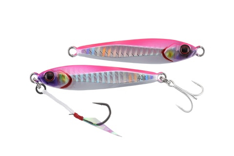 JACKALL Big Backer Micro Jig 40g - Pink Back - Tackle Online Australia