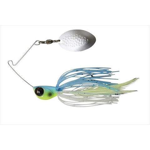 JACKALL Dera Spin Spinner Baits 1/4oz - Light Blue / Black, [fishing tackle], [fishing lures] - Tackle Online Australia 