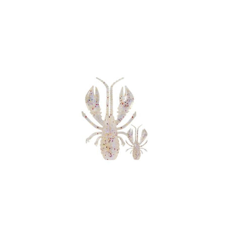 RUDIE'S Aji Shrimp Soft Plastics 1.6" - Clear Holo Tackle Online Australia