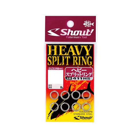 SHOUT! Heavy Stainless Split Rings, [fishing tackle], [fishing lures] - Tackle Online Australia 