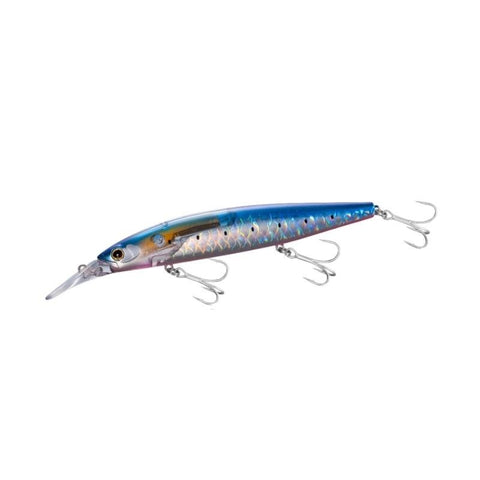SHIMANO Exsence Flash Boost Dive Assassin Minnow Lure 125SB - Blue Sardine, [fishing tackle], [fishing lures] - Tackle Online Australia 