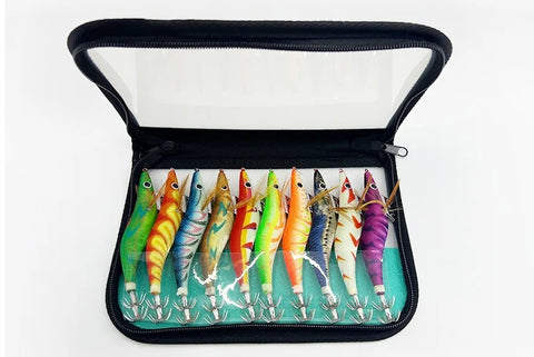 TOA Squid Jig Set ( 10 ) Inc Case 2.5 ( CLEARANCE SALE )
