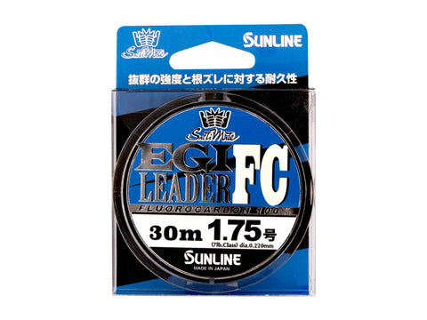Sunline EGI FC Fishing line leader  Tackle Online Australia fishing flurocarbon leader