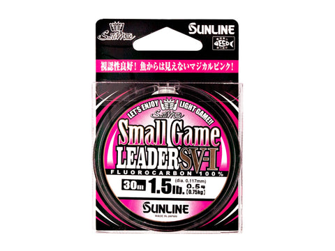 SUNLINE Leader  Salty Mate Small Game Fishing Line Leader FC SV-I - Pink TACKLE ONLINE AUSTRALIA