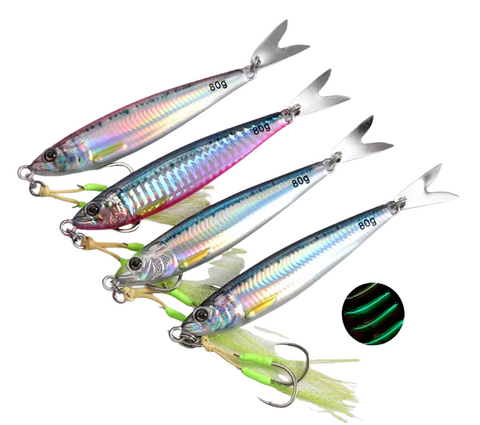 TOA Metal Flash Micro Jigs - 20g x 5 Jigs Tackle Online Australia