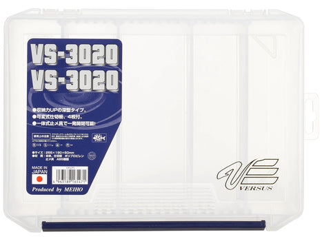 MEIHO Versus Compartment Fishing Tackle Box Case Versus VS-3020NDM #Clear Top Tackle Online Australia