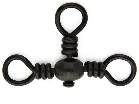 WILSON Black Plated 3 WAY Fishing Swivels - Size 3/0 (CLEARANCE SALE) Tackle Online Australia