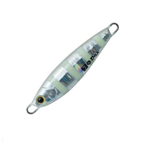 PALMS The Dax Anglers Republic Metal Jig - 60g  Glow Zebra, [fishing tackle], [fishing lures] - Tackle Online Australia 