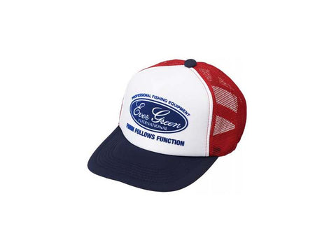 Evergreen EG Trucker Cap Hat Red /White/Navy, [fishing tackle], [fishing lures] - Tackle Online Australia 