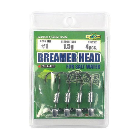 ECOGEAR Breamer Head Jig Heads - 1.5g, [fishing tackle], [fishing lures] - Tackle Online Australia 