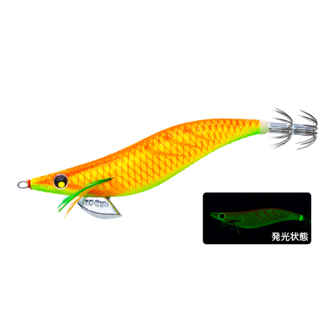 YO-ZURI Egi Aurie Q Slow Neon flash Squid Jigs 3.5 - LC Appeal Chart Tackle Online Australia