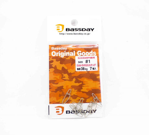 BASSDAY Ultra Cross Snaps #1 - 38kg, [fishing tackle], [fishing lures] - Tackle Online Australia 
