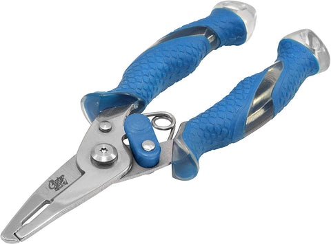 CUDA Fishing  Pliers 5" Titanium Bonded Mini - Blue - Tackle Online Australia