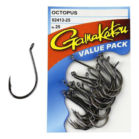 GAMAKATSU Octopus Fishing Hooks - Size 1/0 - Tackle Online Australia