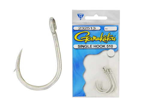 GAMAKATSU Single Fishing Hooks 510 - Size 4/0 - Tackle Online Australia