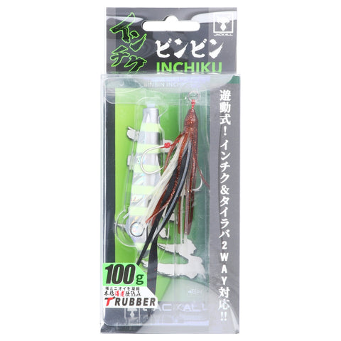 JACKALL Inchiku 100g - Glow Stripe - Tackle Online Australia