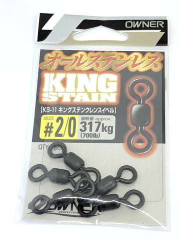 Owner KING STAIN Swivels #2/0 - Tackle Online Australia