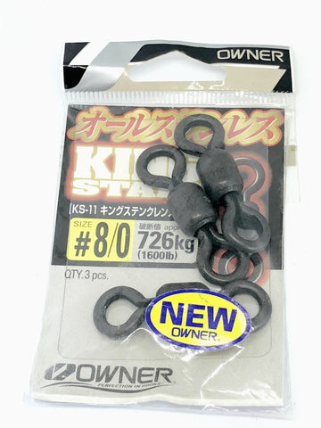 Owner KING STAIN Swivels #8/0 - Tackle Online Australia