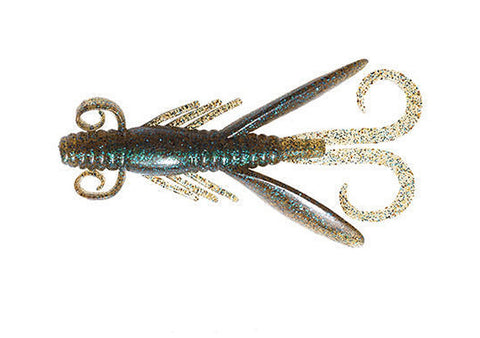 BERKLEY Bulky Hawg 2 Soft Plastic Lures - Peppered Prawn