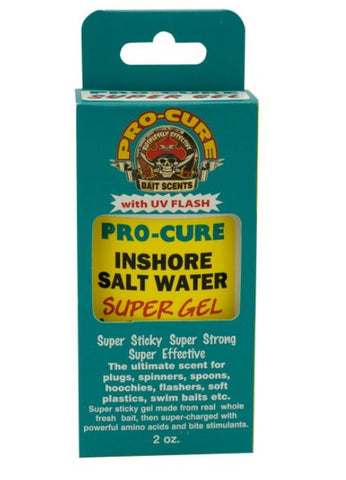 Pro-Cure Bait Super Gels Scent 2oz - Inshore Saltwater, [fishing tackle], [fishing lures] - Tackle Online Australia 