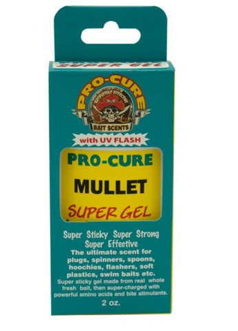 Pro-Cure Bait Super Gels Scent 2oz - Mullet, [fishing tackle], [fishing lures] - Tackle Online Australia 