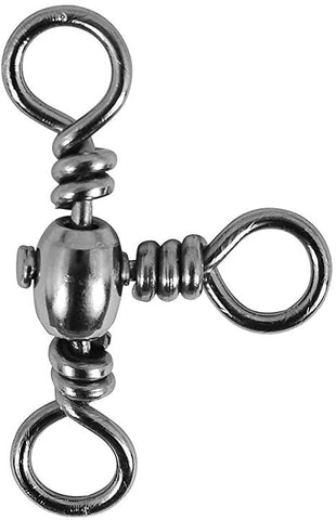 INSTINCT Brass Barrel Cross Line Swivels Size - 10 ($1 CLEARANCE SALE) *BULK PACK* - Tackle Online Australia